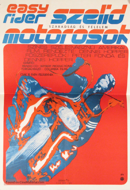 Easy Rider - Hungarian Movie Poster