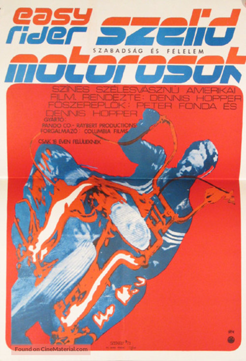 Easy Rider - Hungarian Movie Poster