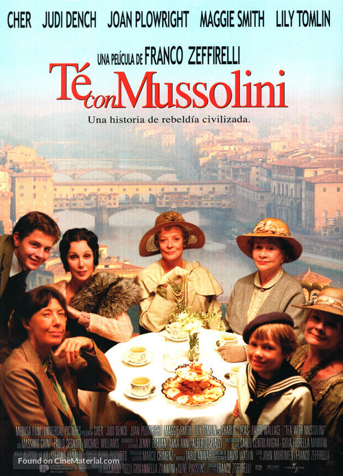 Tea with Mussolini - Spanish Movie Poster