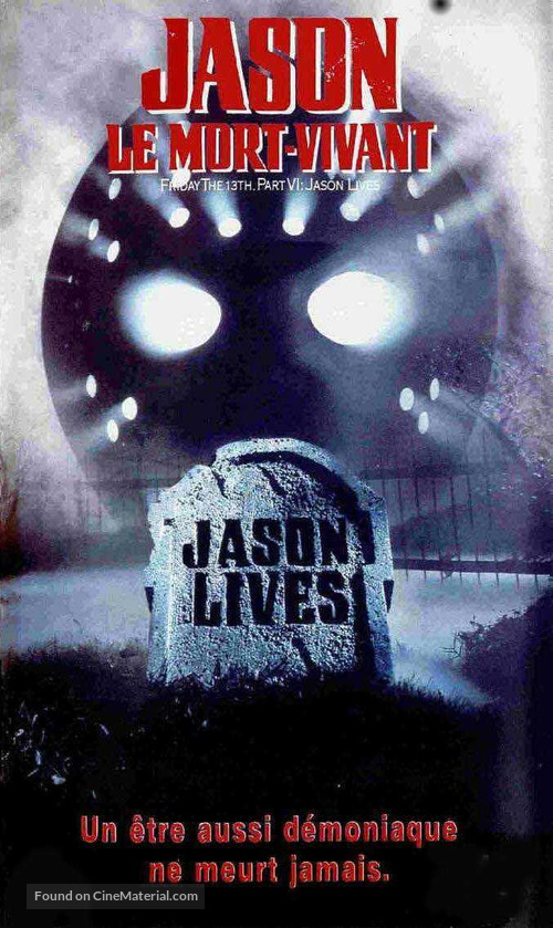 Friday the 13th Part VI: Jason Lives - French Movie Cover