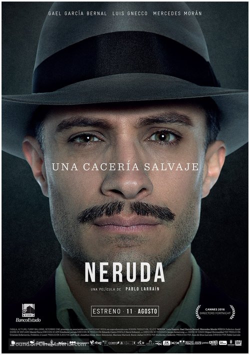 Neruda (2016) Chilean movie poster