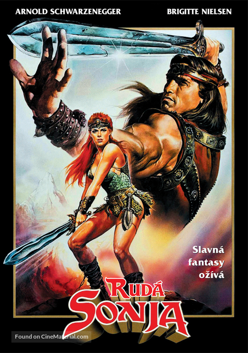 Red Sonja - Czech DVD movie cover