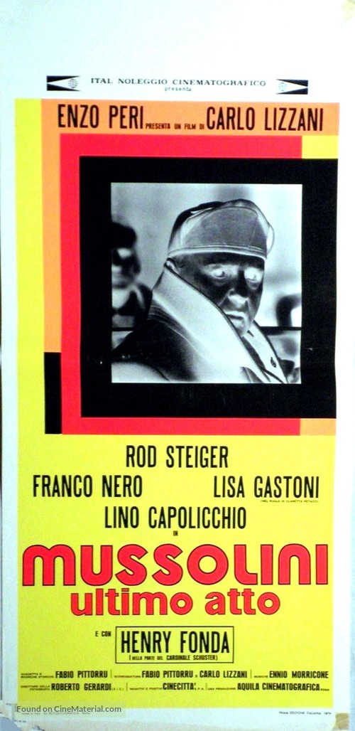 Mussolini ultimo atto - Italian Movie Poster
