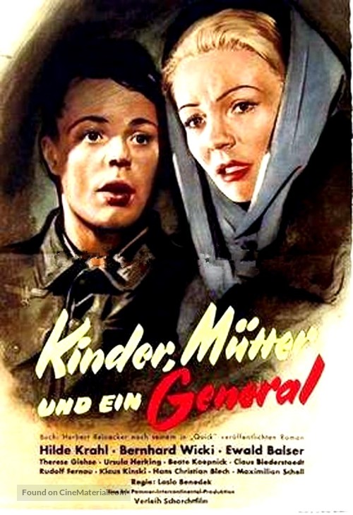 Kinder, M&uuml;tter und ein General - German Movie Poster