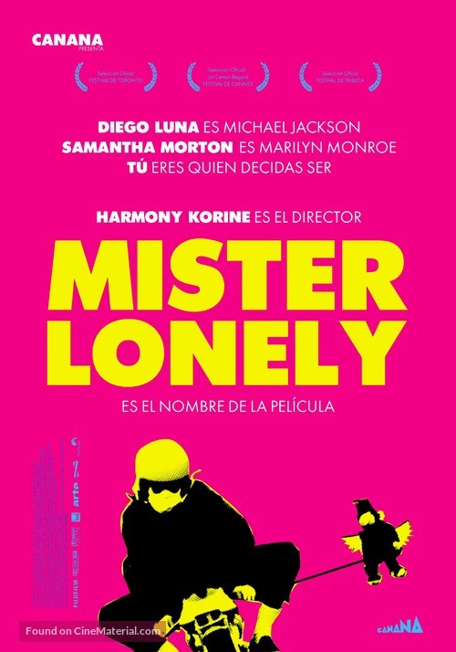 Mister Lonely - Mexican Movie Poster