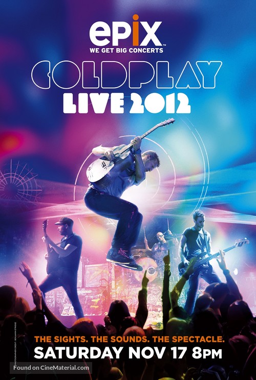 Coldplay Live 2012 - Movie Poster