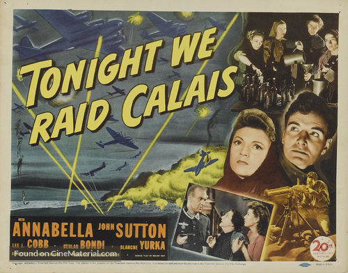 Tonight We Raid Calais - Movie Poster