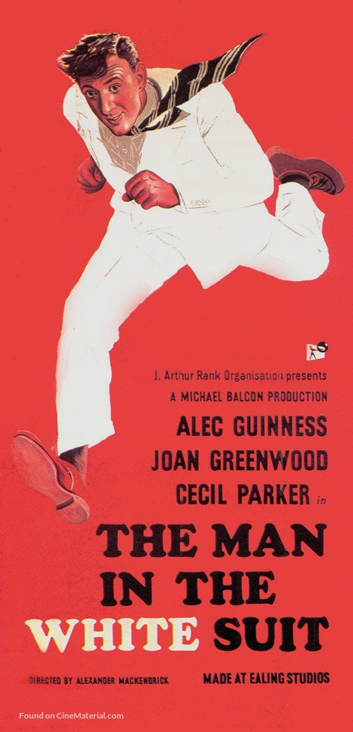 The Man in the White Suit - British Movie Poster