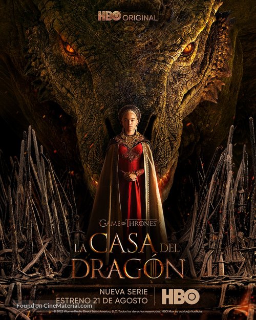 &quot;House of the Dragon&quot; - Colombian Movie Poster