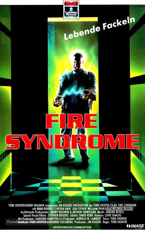 Spontaneous Combustion - German VHS movie cover