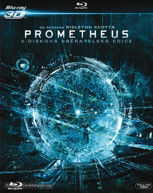 Prometheus - Czech Blu-Ray movie cover