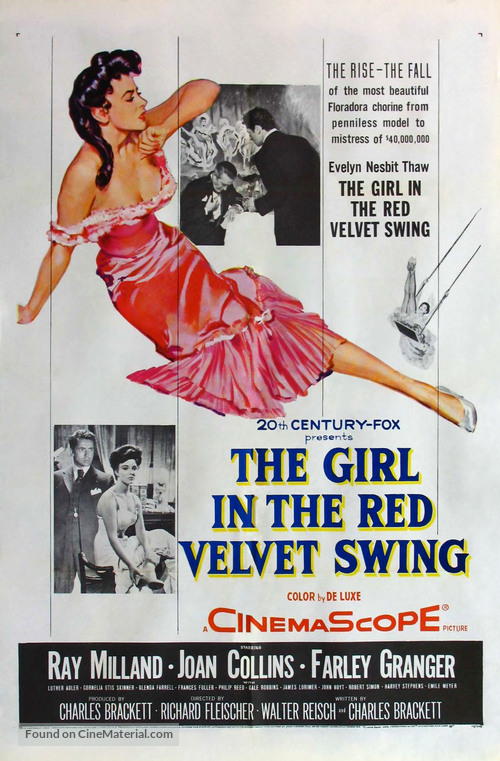 The Girl in the Red Velvet Swing - Movie Poster