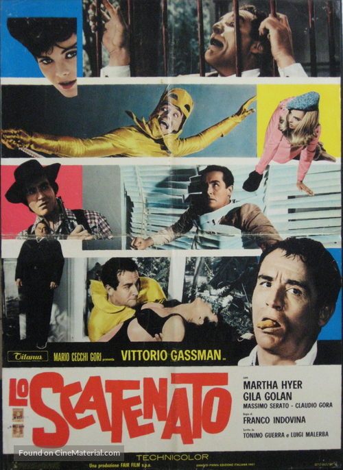 Lo scatenato - Italian Movie Poster