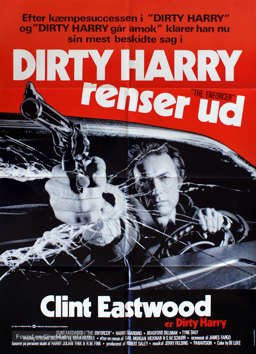 The Enforcer - Danish Movie Poster