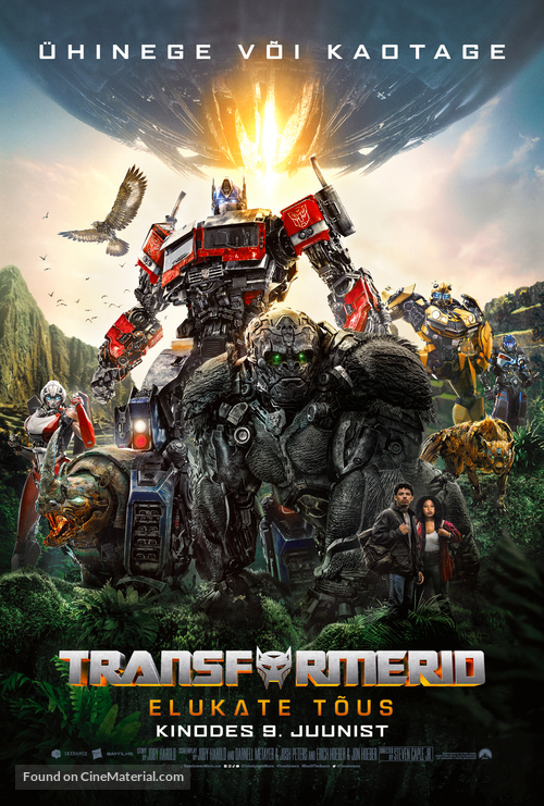 Transformers: Rise of the Beasts - Estonian Movie Poster