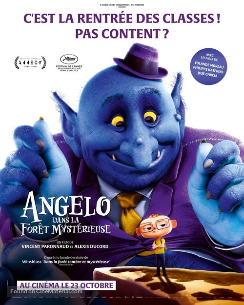 Angelo dans la for&ecirc;t myst&eacute;rieuse - French Movie Poster