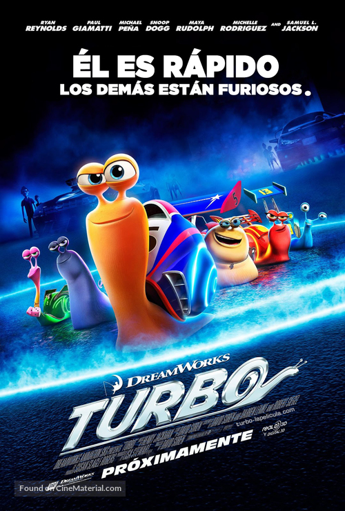 Turbo - Colombian Movie Poster