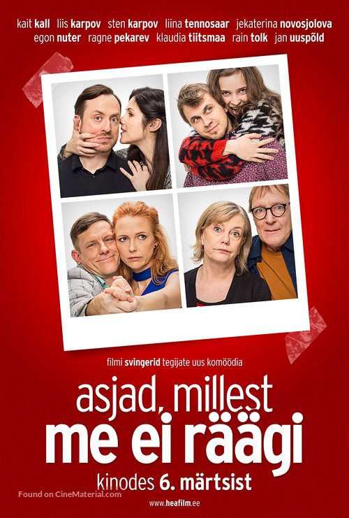 Asjad, millest me ei r&auml;&auml;gi - Estonian Movie Poster