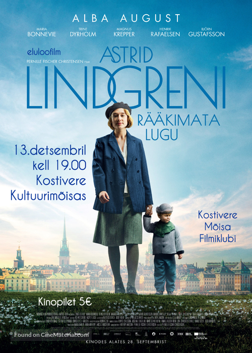 Unga Astrid - Estonian Movie Poster