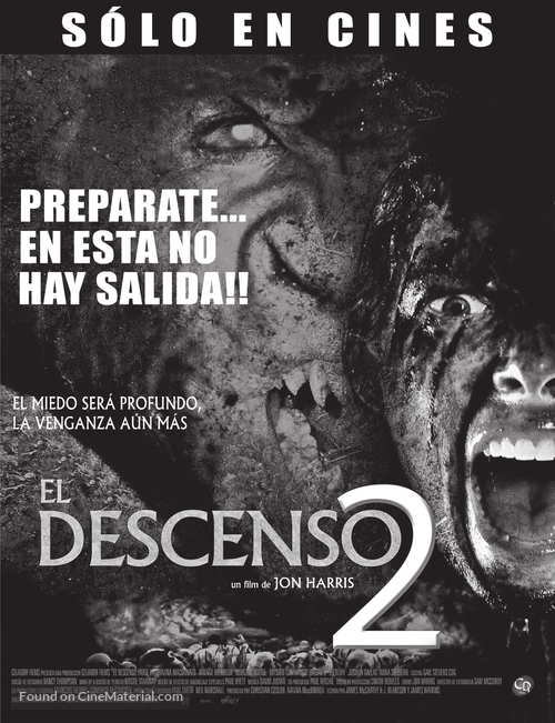 The Descent: Part 2 - Chilean Movie Poster