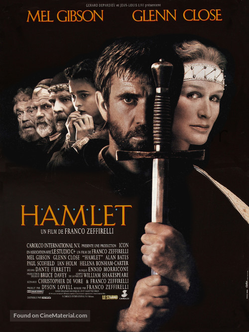 Hamlet - French Movie Poster