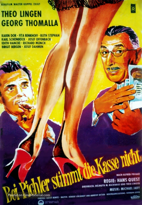 Bei Pichler stimmt die Kasse nicht - German Movie Poster