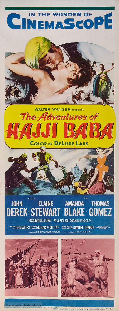 The Adventures of Hajji Baba - Movie Poster