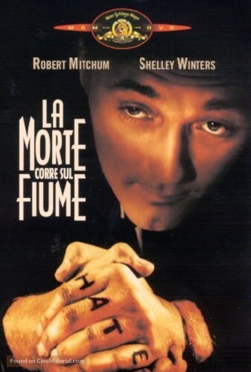 The Night of the Hunter - Italian DVD movie cover