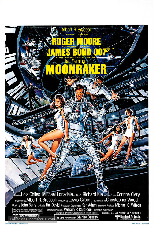 Moonraker - Belgian Movie Poster