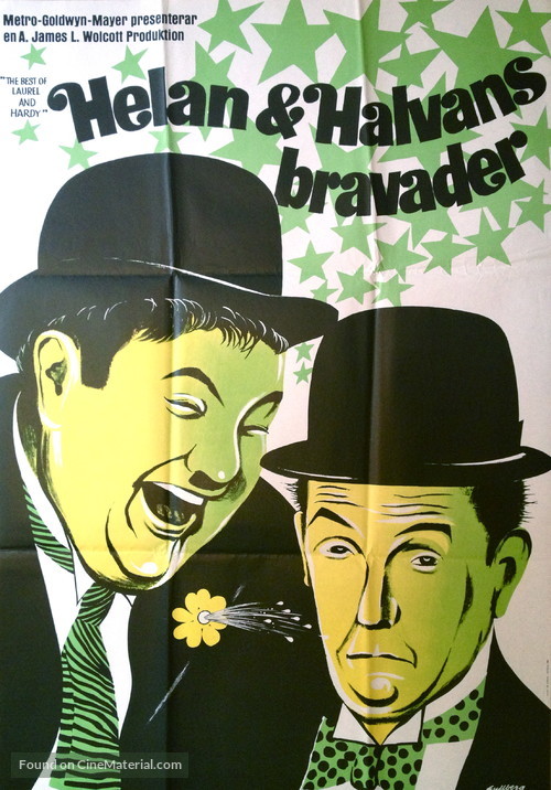 The Best of Laurel and Hardy - Swedish Movie Poster