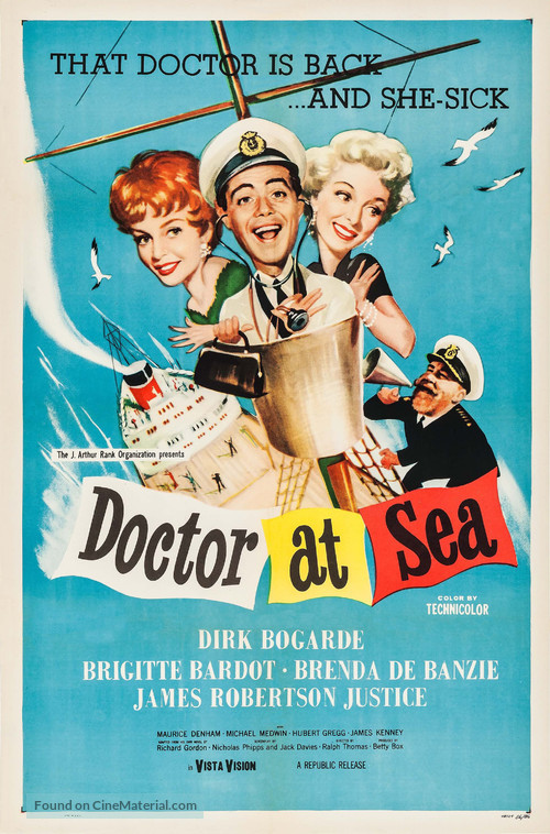 Doctor at Sea - Movie Poster