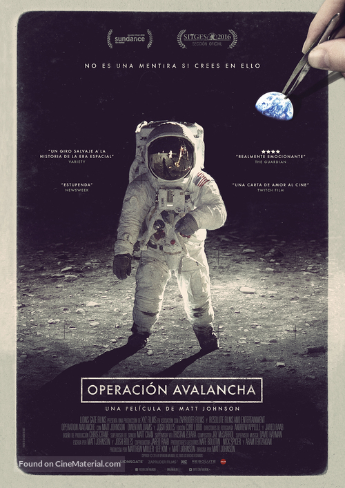 Operation Avalanche - Spanish Movie Poster