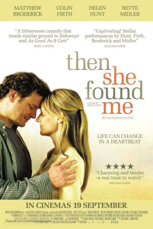 Then She Found Me - British Movie Poster