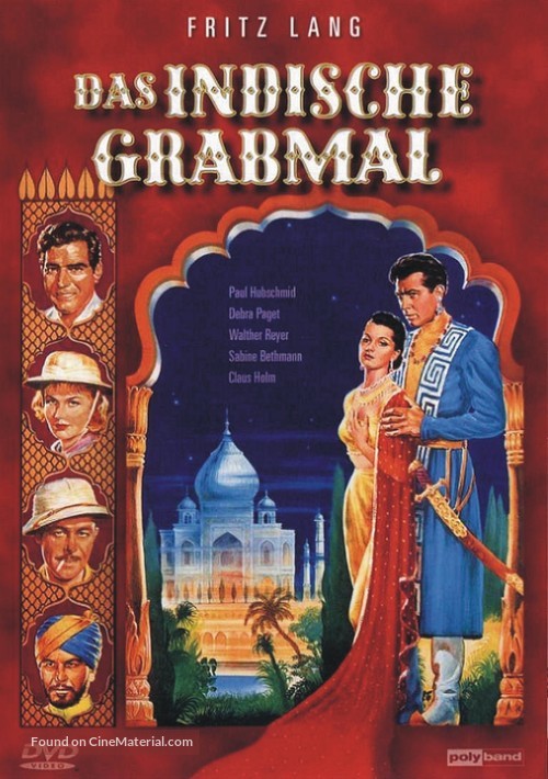 Das iIndische Grabmal - German DVD movie cover