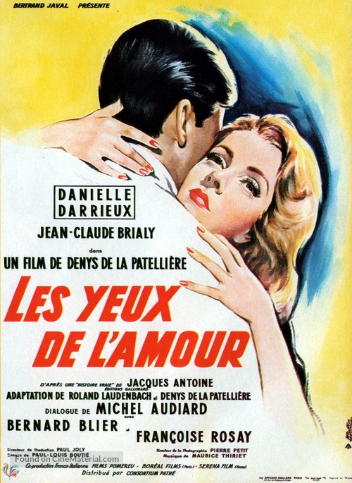 Les yeux de l&#039;amour - French Movie Poster