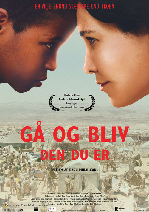 Va, vis, et deviens - Danish Movie Poster