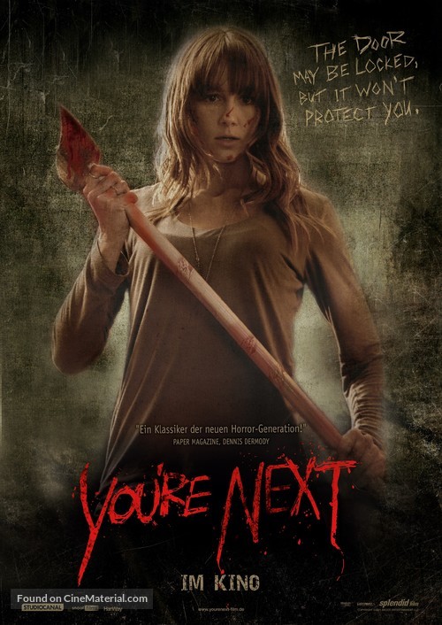 You&#039;re Next - German Movie Poster