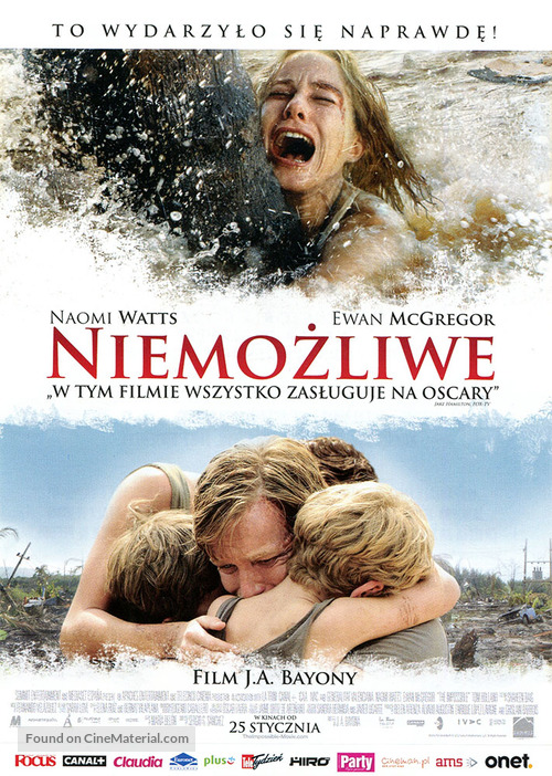 Lo imposible - Polish Movie Poster