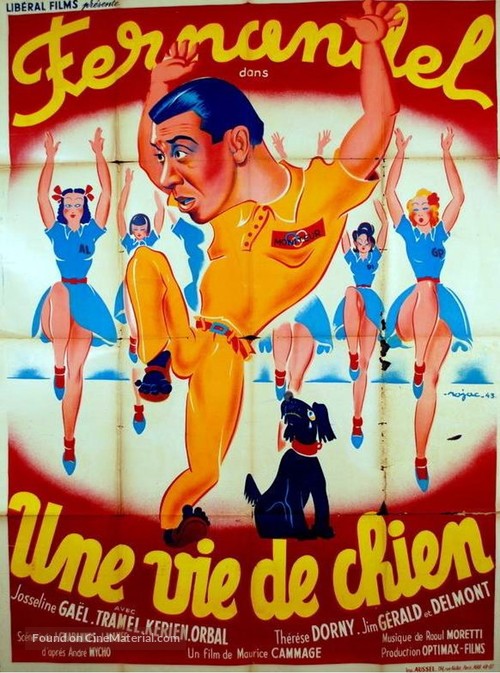 Une vie de chien - French Movie Poster