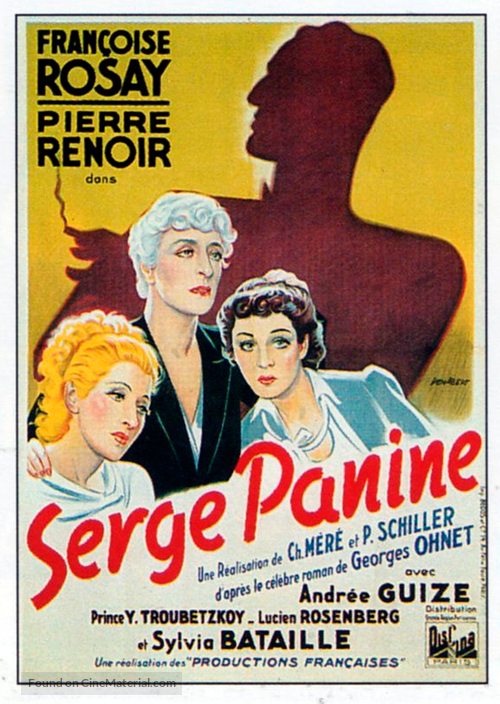 Serge Panine - French Movie Poster