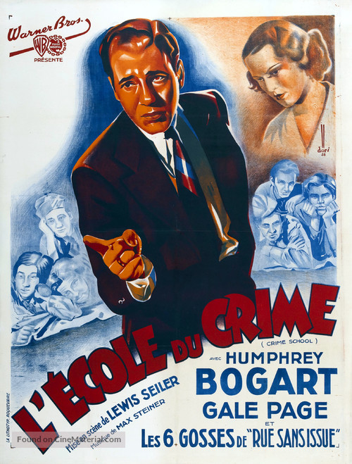 Crime School - French Movie Poster