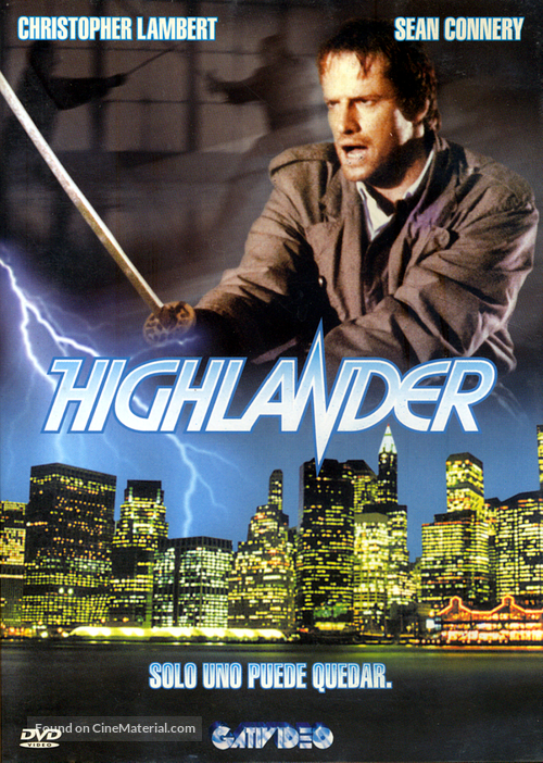 Highlander - Argentinian Movie Cover