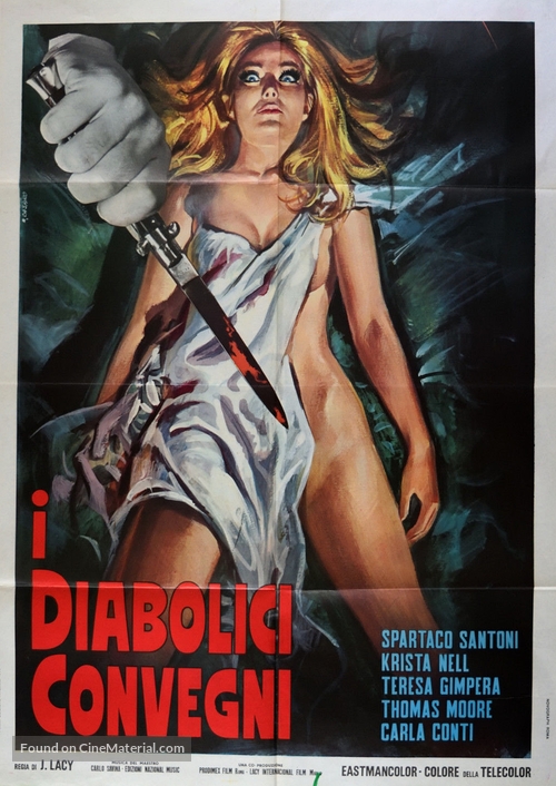 Las amantes del diablo - Italian Movie Poster