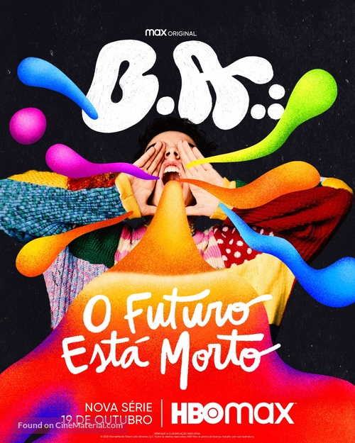 &quot;B.A.: O Futuro Est&aacute; Morto&quot; - Brazilian Movie Poster