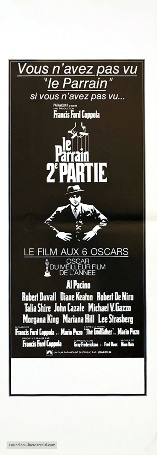 The Godfather: Part II - Swiss Movie Poster