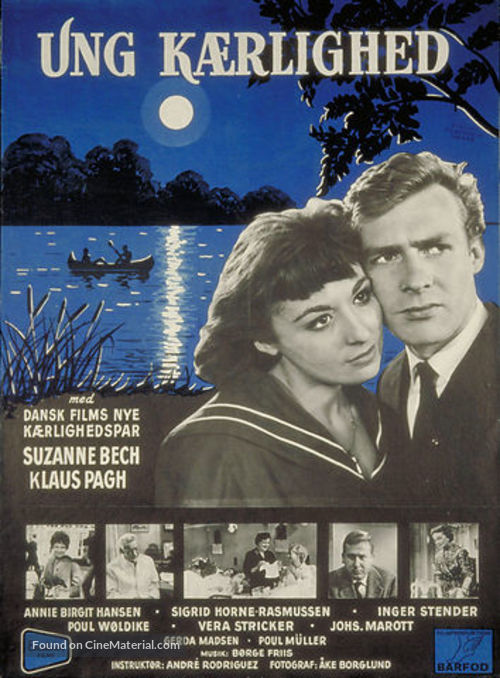 Ung k&aelig;rlighed - Danish Movie Poster