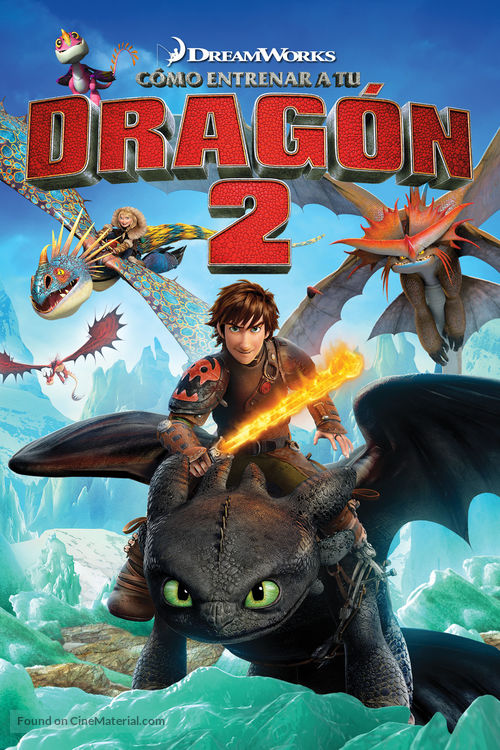 How to Train Your Dragon 2 - Spanish DVD movie cover