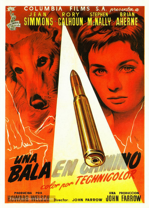 A Bullet Is Waiting - Spanish Movie Poster