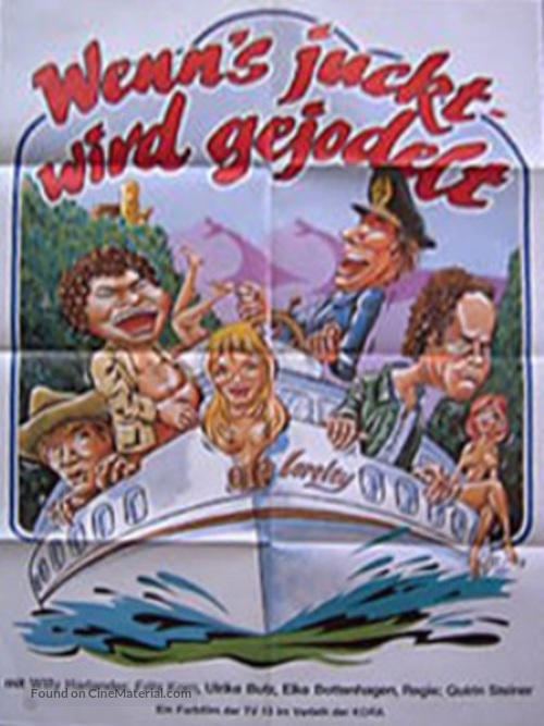 Zwei Rebläuse Auf Dem Weg Zur Loreley 1975 German Movie Poster