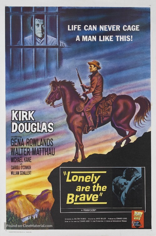 Lonely Are the Brave - Movie Poster